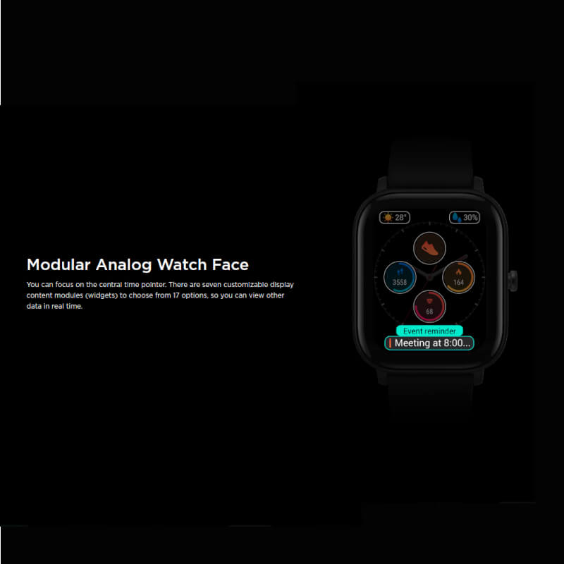 Amazfit GTS Smart Watch Black